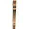 Ekena Millwork Olympic Slat Rough Sawn Bracket, Western Red Cedar, 4"W x 40"D x 40"H BKT04X40X40OLY06RWR - alternate 2